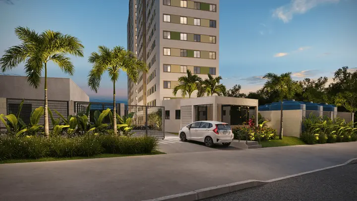 Fachada do Bela Vista Residencial